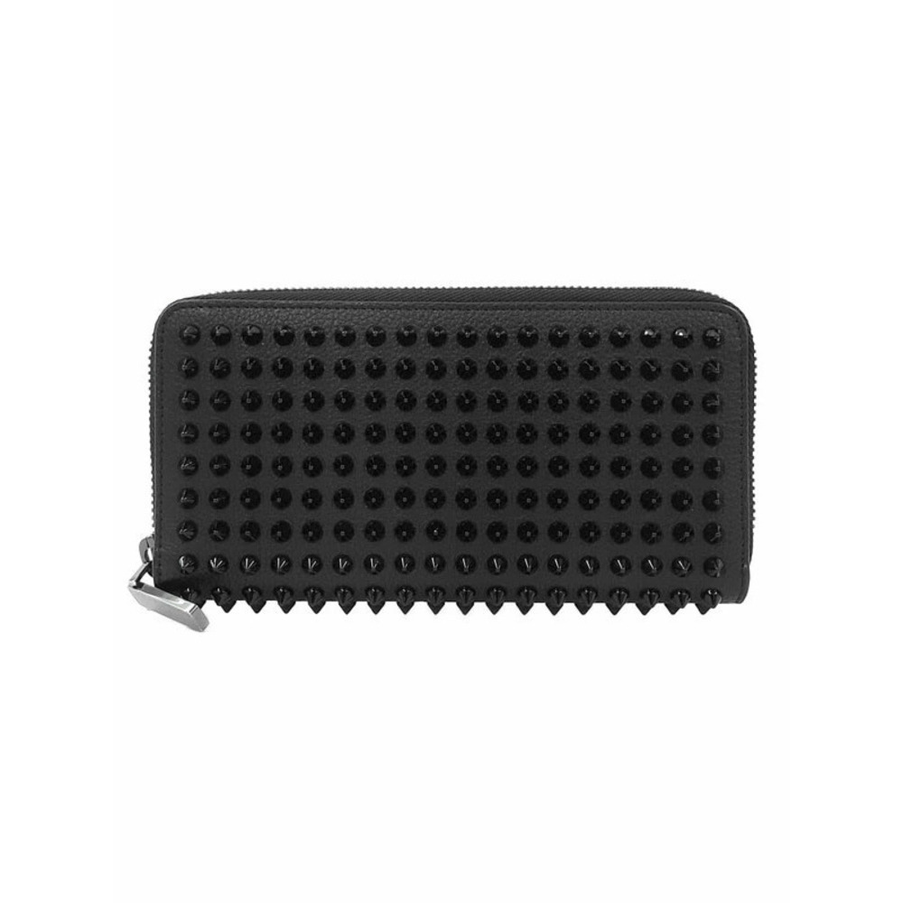 Christian Louboutin Panettone Studded Round Zipper Long Wallet